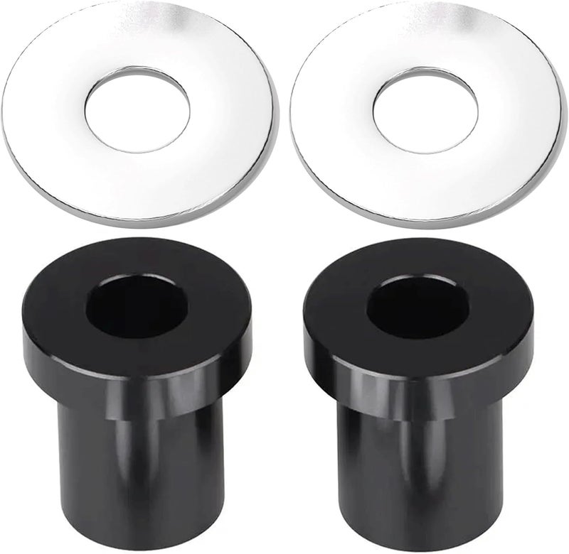 VPZMT Solid Billet Handlebar Riser Bushings for Harley Touring/Street Glide/Electra Glide/Road Glide/Road King/Tri Glide/Softail/Fat Boy/Fat Bob/Heritage Classic/Low Rider (Solid Billet-Black) - Image 3